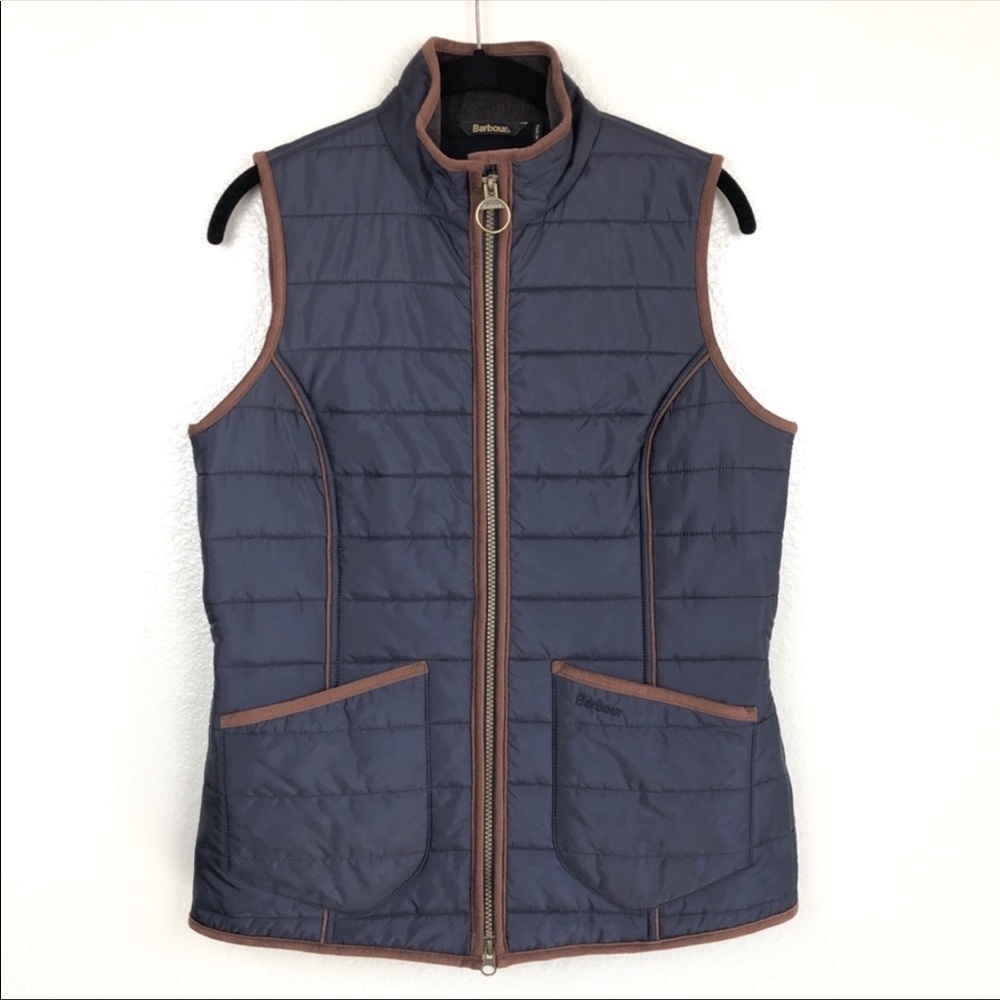 Barbour Fell Polarquilt Gilet Vest in Navy